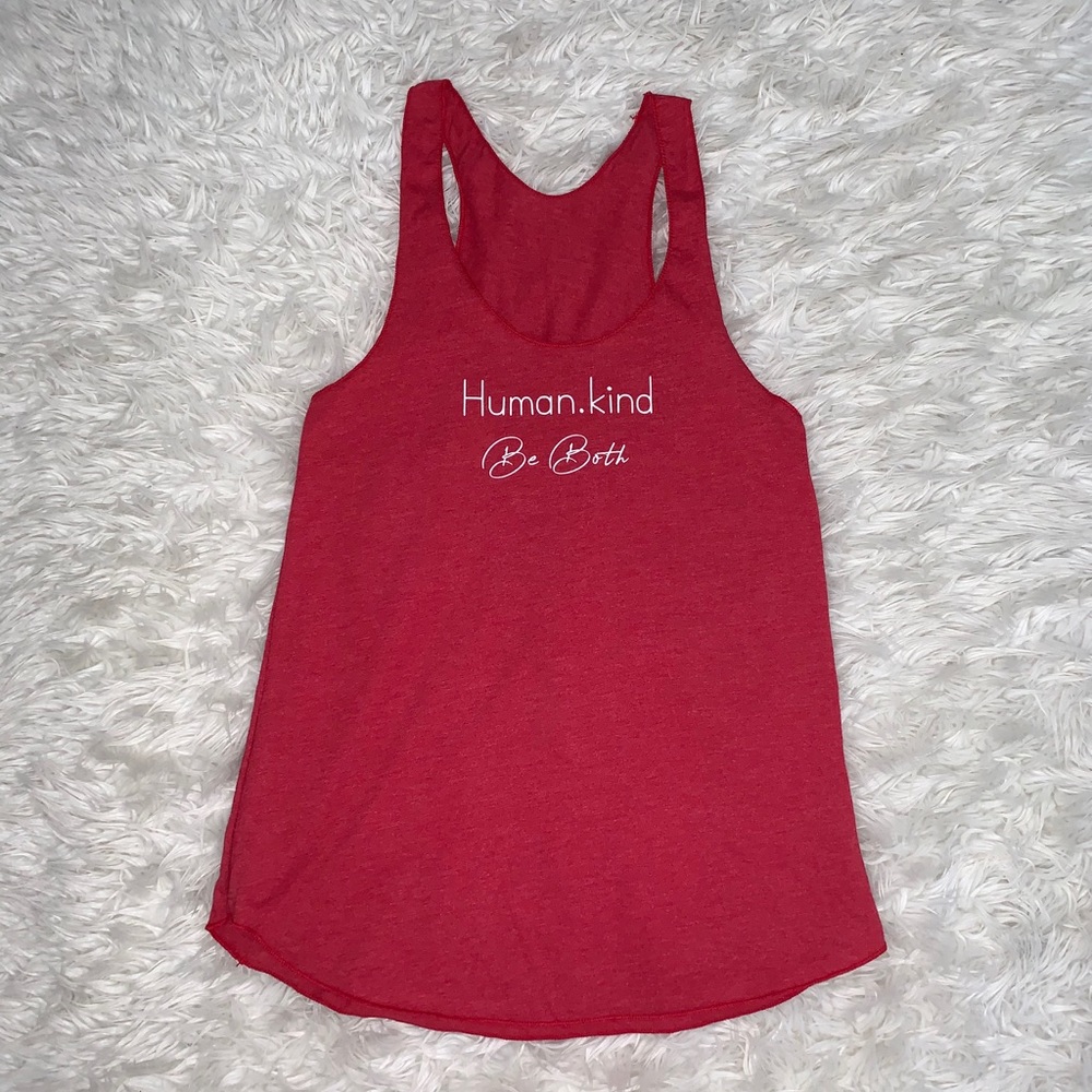 Humankind Be Both Racerback Tank Top